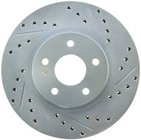 Stoptech - StopTech Select Sport 13-15 Subaru BRZ Slotted / Drilled Left Front Rotor - 227.47012L - Image 1