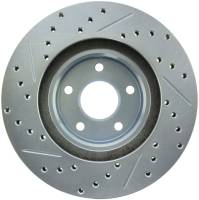 Stoptech - StopTech Select Sport 13-15 Subaru BRZ Slotted / Drilled Left Front Rotor - 227.47012L - Image 2