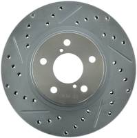 Stoptech - StopTech Select Sport 13-15 Subaru BRZ Slotted / Drilled Right Front Rotor - 227.47012R - Image 1