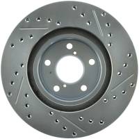 Stoptech - StopTech Select Sport 13-15 Subaru BRZ Slotted / Drilled Right Front Rotor - 227.47012R - Image 2