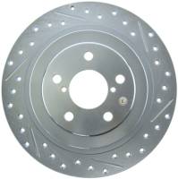 StopTech Select Sport Drilled and Slotted Brake Rotor Rear Left 227.47017L