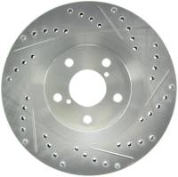 Stoptech - StopTech Select Sport 03-08 Subaru Forester Sport Slotted and Drilled Left Front Rotor - 227.47018L - Image 1