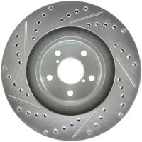 Stoptech - StopTech Select Sport 03-08 Subaru Forester Sport Slotted and Drilled Left Front Rotor - 227.47018L - Image 2