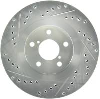 Stoptech - StopTech Select Sport 03-08 Subaru Forester Sport Slotted and Drilled Right Front Rotor - 227.47018R - Image 1