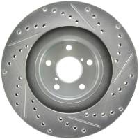 Stoptech - StopTech Select Sport 03-08 Subaru Forester Sport Slotted and Drilled Right Front Rotor - 227.47018R - Image 2