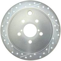 Stoptech - StopTech Select Sport 09-13 Subaru Forester Slotted and Drilled Right Rear Rotor - 227.47029R - Image 1