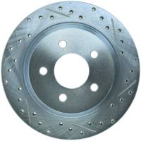 StopTech Select Sport Drilled and Slotted Brake Rotor Rear Left 227.61046L