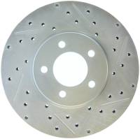 Stoptech - StopTech Select Sport Drilled and Slotted Brake Rotor Front Left 227.61049L - Image 1