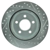 Stoptech - StopTech Select Sport 05-10 Ford Mustang GT Slotted and Drilled Rear Right Rotor - 227.61087R - Image 2