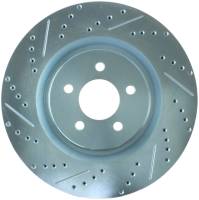 Stoptech - StopTech Select Sport 07-10 Ford Shelby Slotted and Drilled Right Rotor - 227.61089R - Image 1