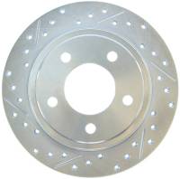 StopTech Select Sport Drilled and Slotted Brake Rotor Rear Right 227.63035R