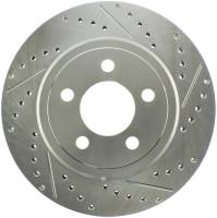 Stoptech - StopTech Select Sport 2011-2012 Dodge Challenger RT Drilled and Slotted Rear Left Brake Rotor - 227.63062L - Image 1