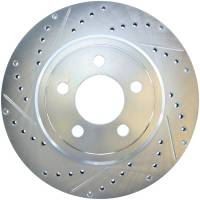 Stoptech - StopTech Select Sport 2011-2012 Dodge Challenger RT Drilled and Slotted Rear Right Brake Rotor - 227.63062R - Image 1