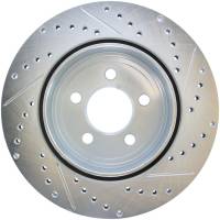 Stoptech - StopTech Select Sport 2011-2012 Dodge Challenger RT Drilled and Slotted Rear Right Brake Rotor - 227.63062R - Image 2