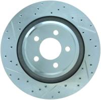 StopTech Select Sport Drilled and Slotted Brake Rotor Rear Right 227.63064R