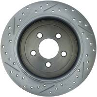 Stoptech - StopTech Select Sport Drilled and Slotted Brake Rotor; Rear Left - Image 2