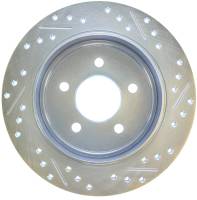 StopTech Select Sport Drilled and Slotted Brake Rotor Rear Right 227.65052R