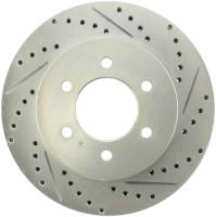 Stoptech - StopTech Select Sport Drilled and Slotted Brake Rotor Front Left 227.65100L - Image 1