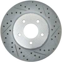 Stoptech - StopTech Select Sport Drilled and Slotted Brake Rotor Front Left 227.65107L - Image 1