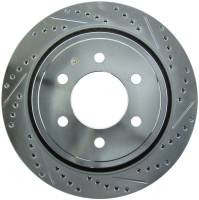 StopTech Select Sport Drilled and Slotted Brake Rotor Rear Left 227.65135L