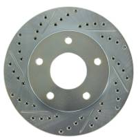 StopTech Select Sport Drilled and Slotted Brake Rotor Front and Rear Right 227.66006R