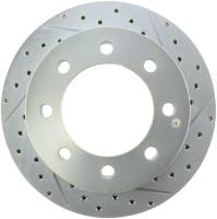 StopTech Select Sport Drilled and Slotted Brake Rotor Rear Left 227.66044L