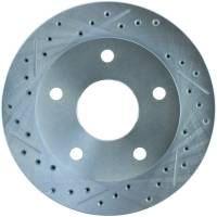StopTech Select Sport Drilled and Slotted Brake Rotor Front and Rear Right 227.67029R