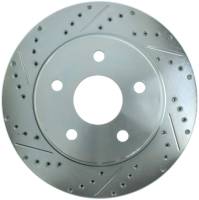Stoptech - StopTech Select Sport 04-09 Dodge Durango / 02-05 Ram 1500 Slotted and Drilled Right Front Rotor - 227.67053R - Image 1