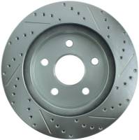 Stoptech - StopTech Select Sport 04-09 Dodge Durango / 02-05 Ram 1500 Slotted and Drilled Right Front Rotor - 227.67053R - Image 2
