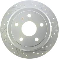 StopTech Select Sport Drilled and Slotted Brake Rotor Rear Left 227.67067L