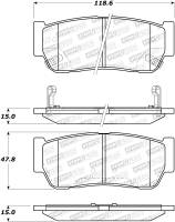StopTech Street Brake Pads - 308.09541