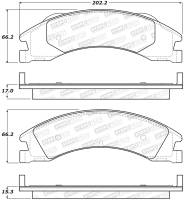 StopTech Street Brake Pads - Front - 308.13291