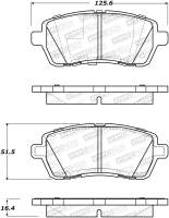 StopTech Street Brake Pads - Front - 308.14541