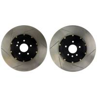 Stoptech - StopTech 15-18 Ford Mustang GT (w/ Brembo Calipers) AeroRotor 2pc Drilled Front Rotor (Pair) - 81.345.9921 - Image 3