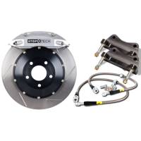 StopTech Big Brake Kit Silver Caliper Drilled Two-Piece Rotor Front 83.646.6700.61