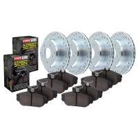StopTech Select Sport Axle Pack Drilled/Slotted Front/Rear Brake Kit 925.58003