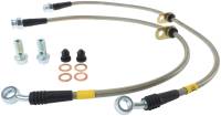 Stoptech - StopTech 02-05 Honda Civic Stainless Steel Front Brake Line Kit - 950.40009 - Image 1