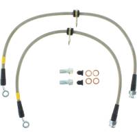 Stoptech - StopTech 02-05 Honda Civic Stainless Steel Front Brake Line Kit - 950.40009 - Image 2