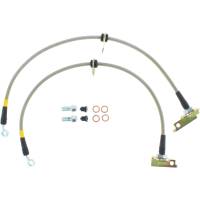 Stoptech - StopTech 11-15 Honda CR-Z / 09-14 Honda Fit Stainless Steel Front Brake Lines - 950.40018 - Image 2