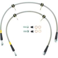Stoptech - StopTech 90-93 Acura Integra / 90-91 Honda CRX Si Rear Disc Rear SS Brake Lines - 950.40504 - Image 2