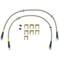 Stoptech - StopTech 2/89-96 Nissan 300ZX / 6/89-96 300ZX Turbo Stainless Steel Front Brake Lines - 950.42006 - Image 2