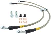 Stoptech - StopTech 89-1/98 Nissan 240SX Stainless Steel Front Brake Lines - 950.42009 - Image 1