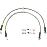Stoptech - StopTech 89-1/98 Nissan 240SX Stainless Steel Front Brake Lines - 950.42009 - Image 2