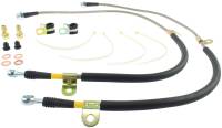 StopTech 09+ Nissan GTR Stainless Steel Front Brake Lines - 950.42017