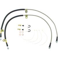 Stoptech - StopTech 09+ Nissan GTR Stainless Steel Front Brake Lines - 950.42017 - Image 2