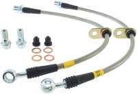 StopTech 00-05 Toyota MR2 Spyder Front Stainless Steel Brake Lines - 950.44012