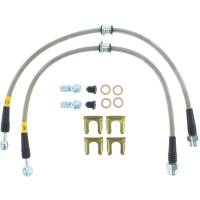 Stoptech - StopTech 00-05 Mitsubishi Eclipse / 01-05 Dodge Stratus Stainless Steel Front Brake Lines - 950.46001 - Image 2