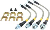 Stoptech - StopTech 4/90-99 Mitsubishi 3000GT Stainless Steel Front Brake lines - 950.46003 - Image 1