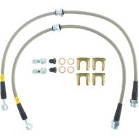 Stoptech - StopTech 95-99 Mitsubishi Eclipse Stainless Steel Front Brake Lines - 950.46004 - Image 2