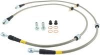 Stoptech - StopTech 08-10 EVO X AWD Stainless Steel Front Brake Lines - 950.46007 - Image 1